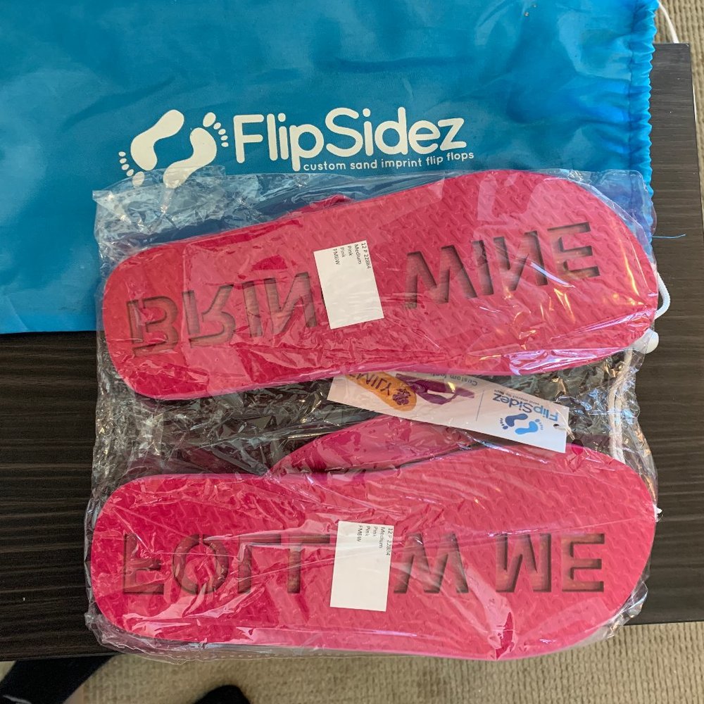 NWT Flipsidez Sandals Follow Me Bring wine Sandals